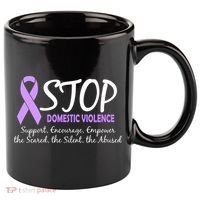 Stop Domestic Violence 11oz C Handle Ceramic Mug thumb 0