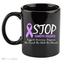 Stop Domestic Violence 11oz C Handle Ceramic Mug thumb 2