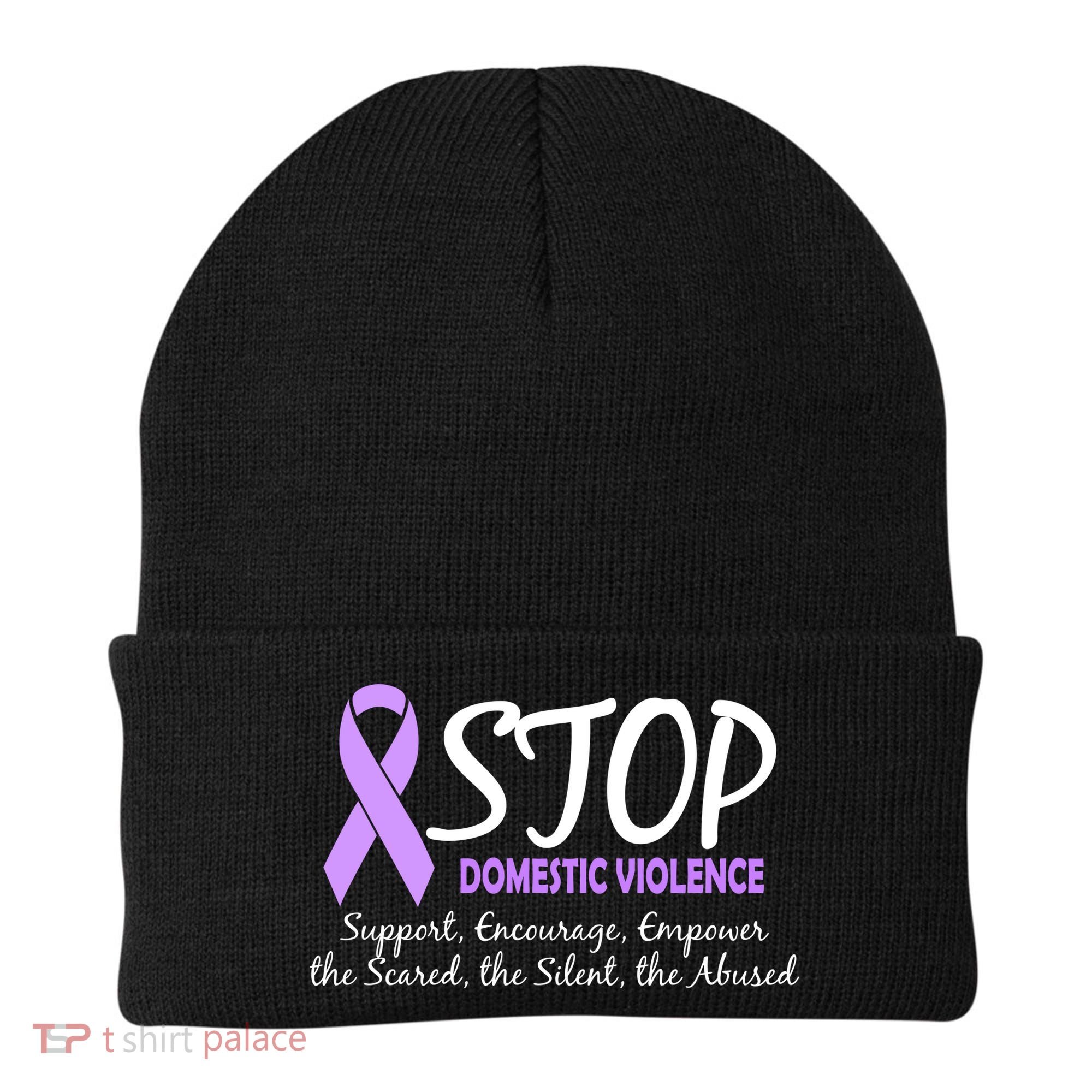 Stop Domestic Violence Beanie