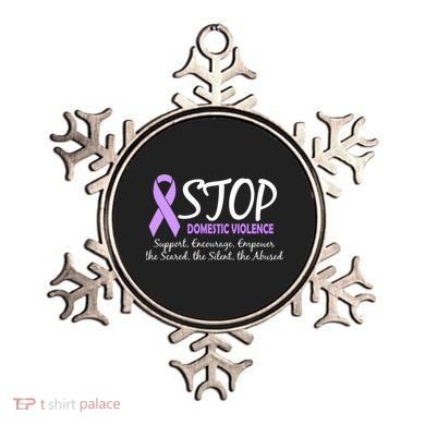 Stop Domestic Violence Ornament