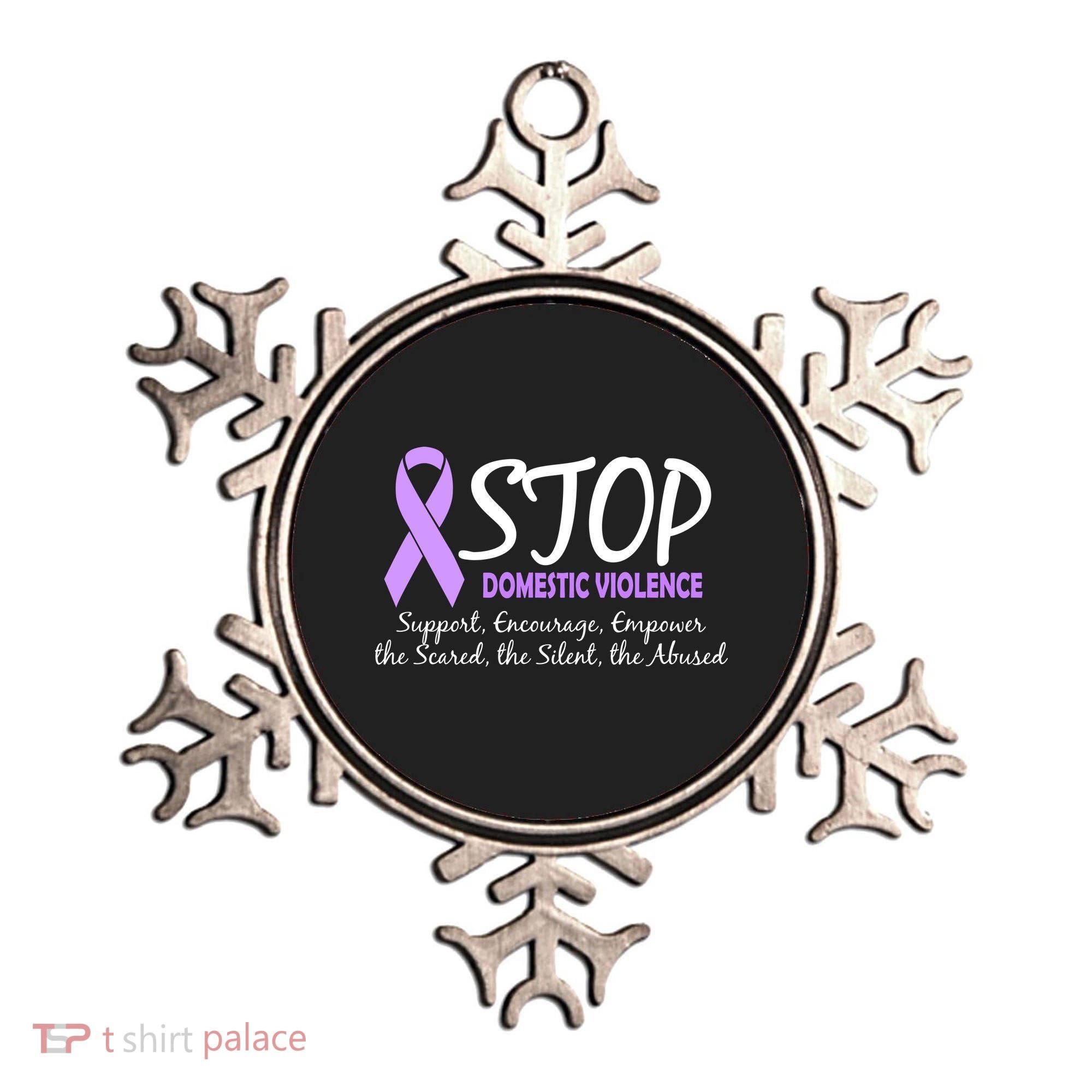 Stop Domestic Violence Ornament