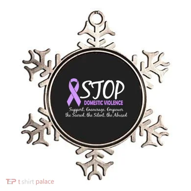 Stop Domestic Violence Ornament