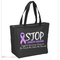 Stop Domestic Violence Tote Bag thumb 2