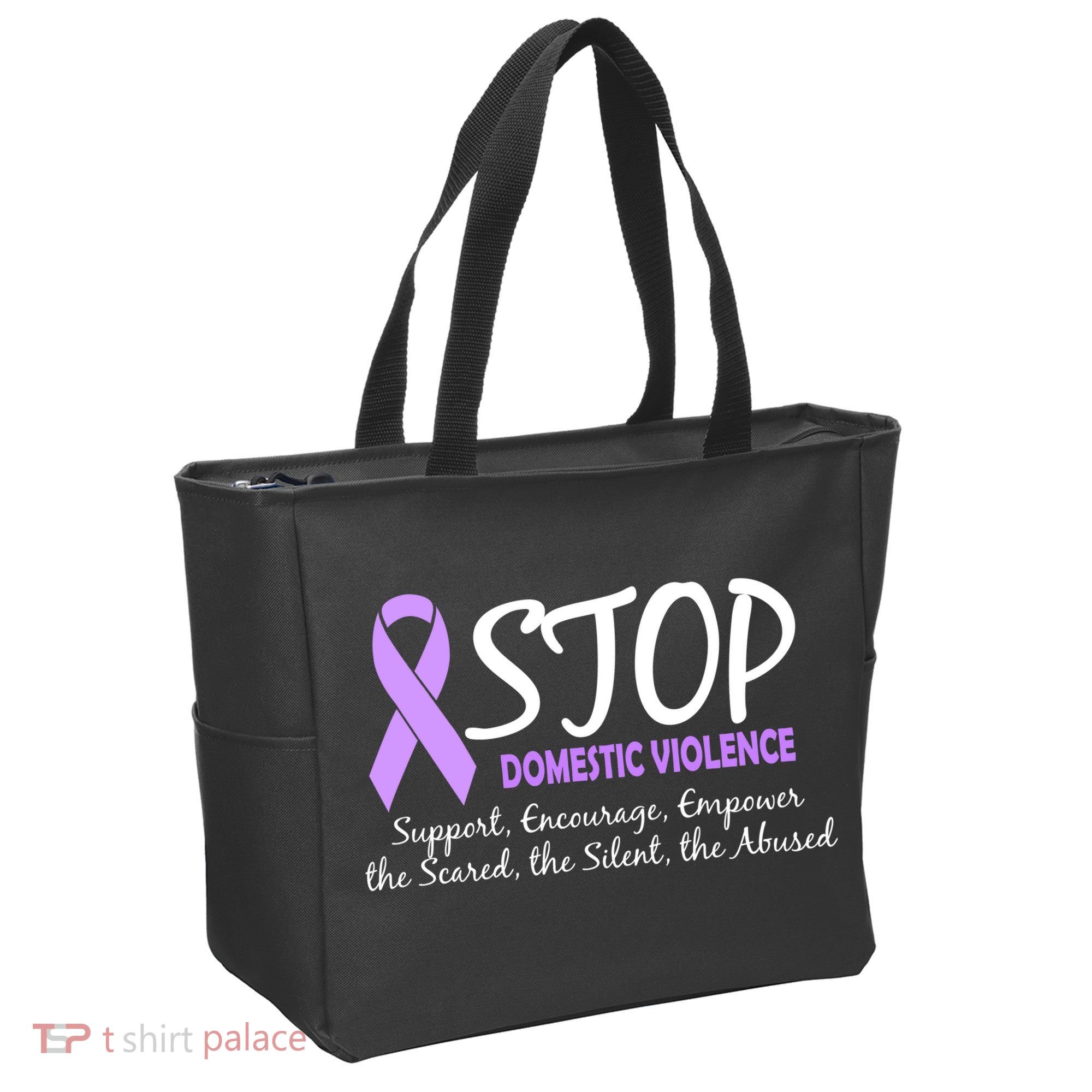 Stop Domestic Violence Tote Bag