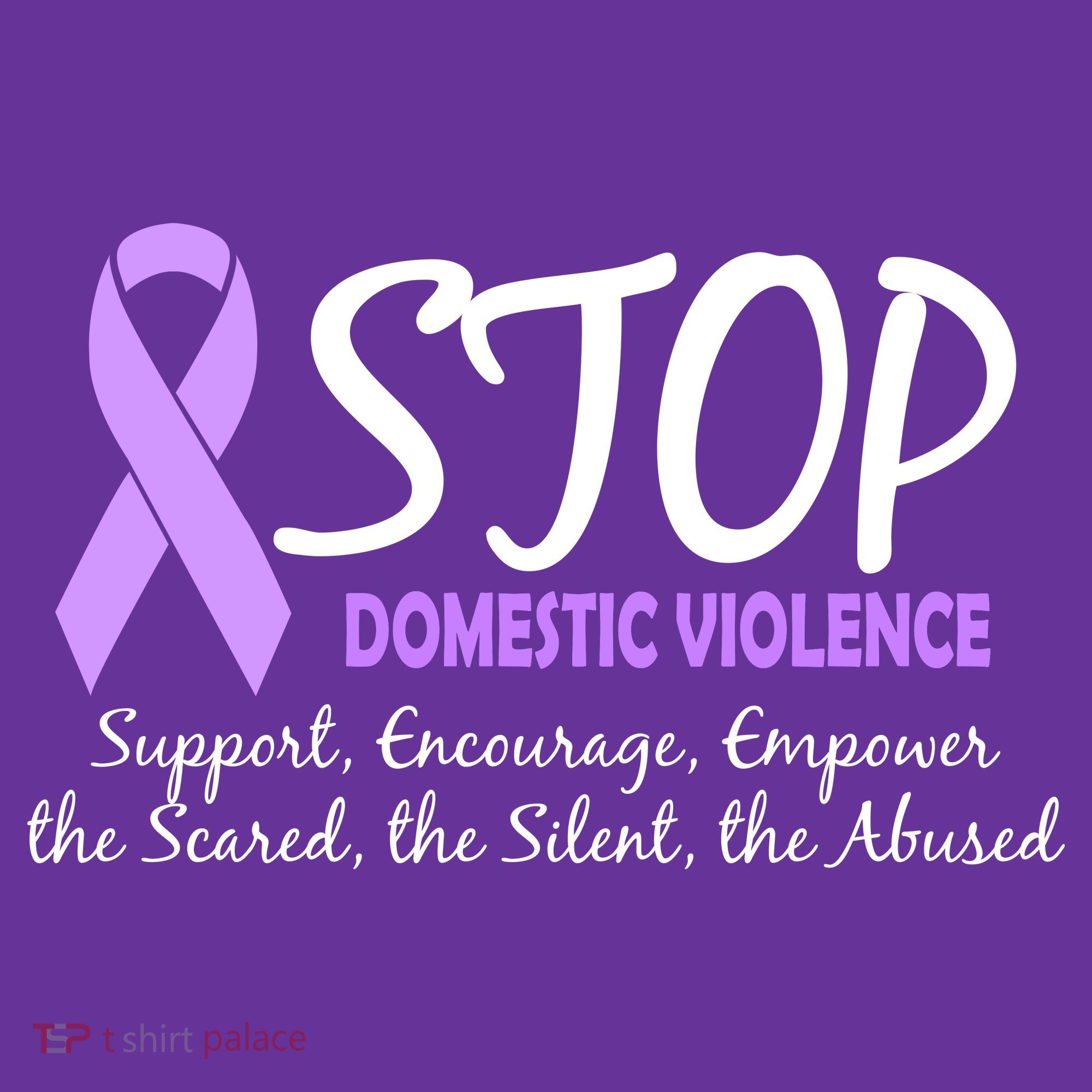 Stop Domestic Violence Coaster