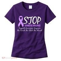 Stop Domestic Violence Women's T-Shirt thumb 0