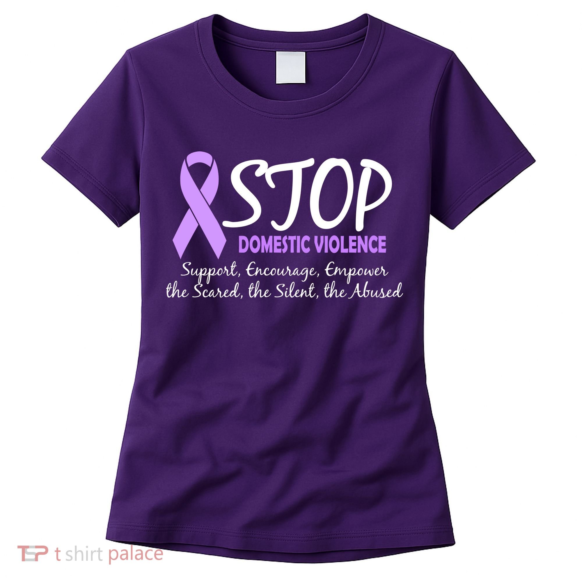Stop Domestic Violence Women's T-Shirt