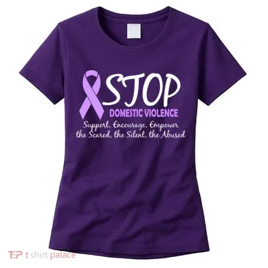 Stop Domestic Violence Women's T-Shirt