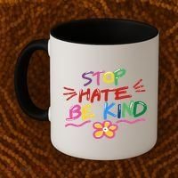 Stop Hate Be Kind Coffee Mug thumb 2