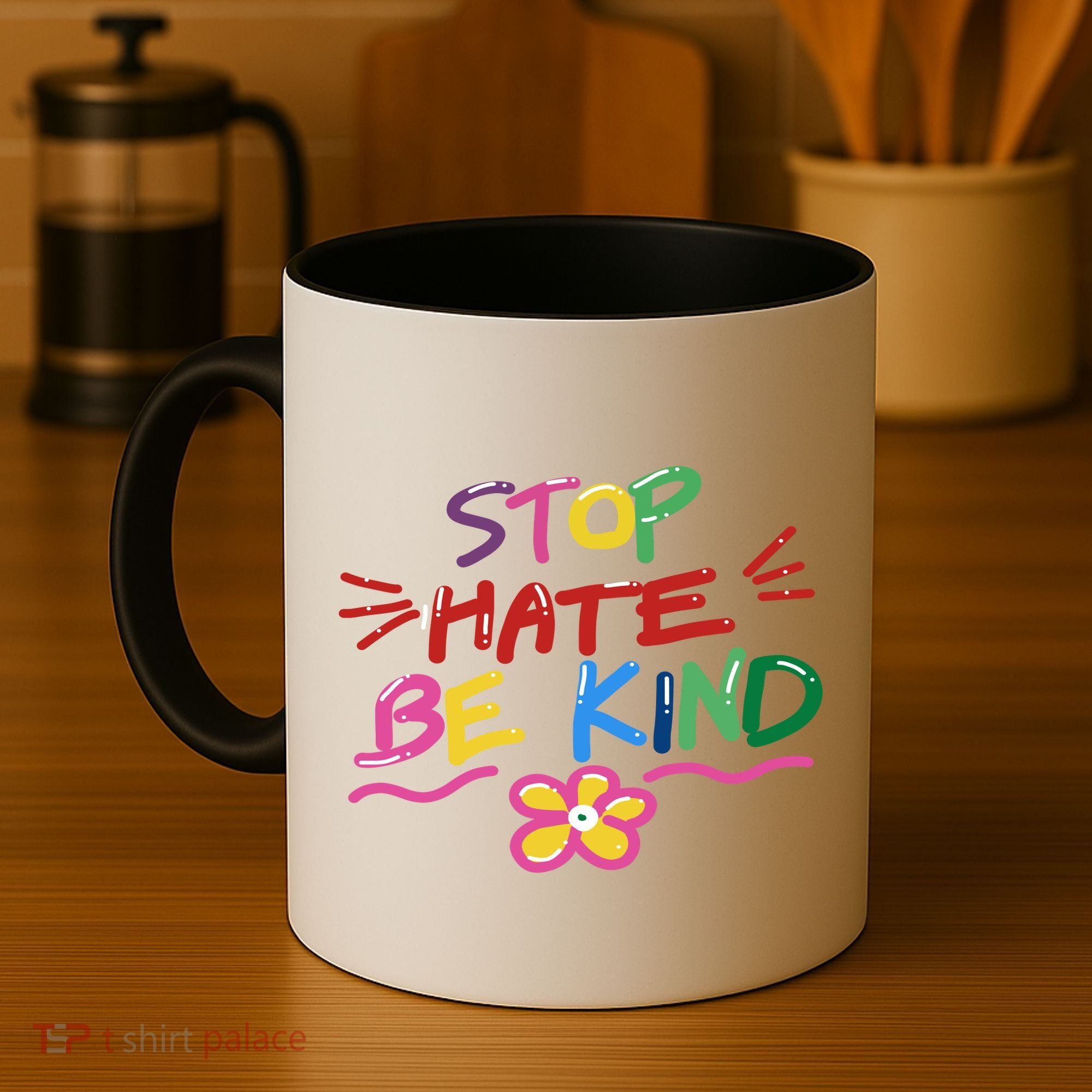 Stop Hate Be Kind Coffee Mug