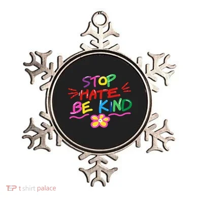 Stop Hate Be Kind Ornament