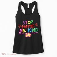 Stop Hate Be Kind Women's Tank Top thumb 0