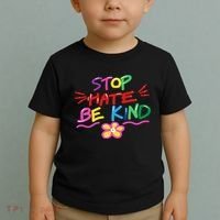 Stop Hate Be Kind Toddler T-Shirt thumb 2