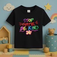 Stop Hate Be Kind Toddler T-Shirt thumb 3