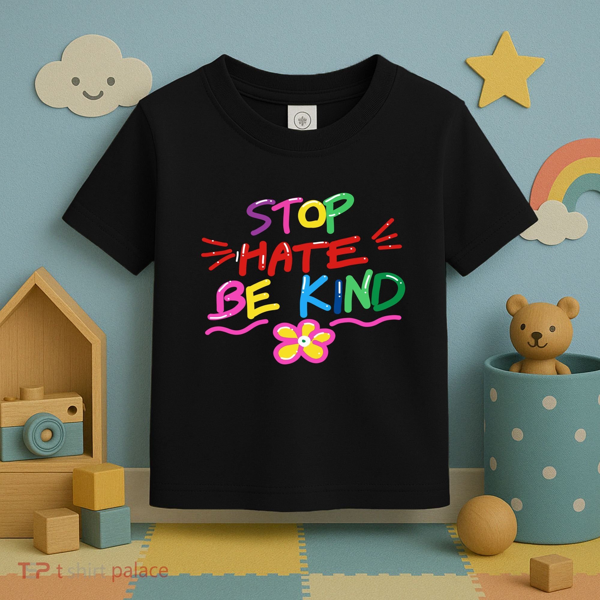 Stop Hate Be Kind Toddler T-Shirt