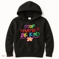 Stop Hate Be Kind Kids Hoodie thumb 0
