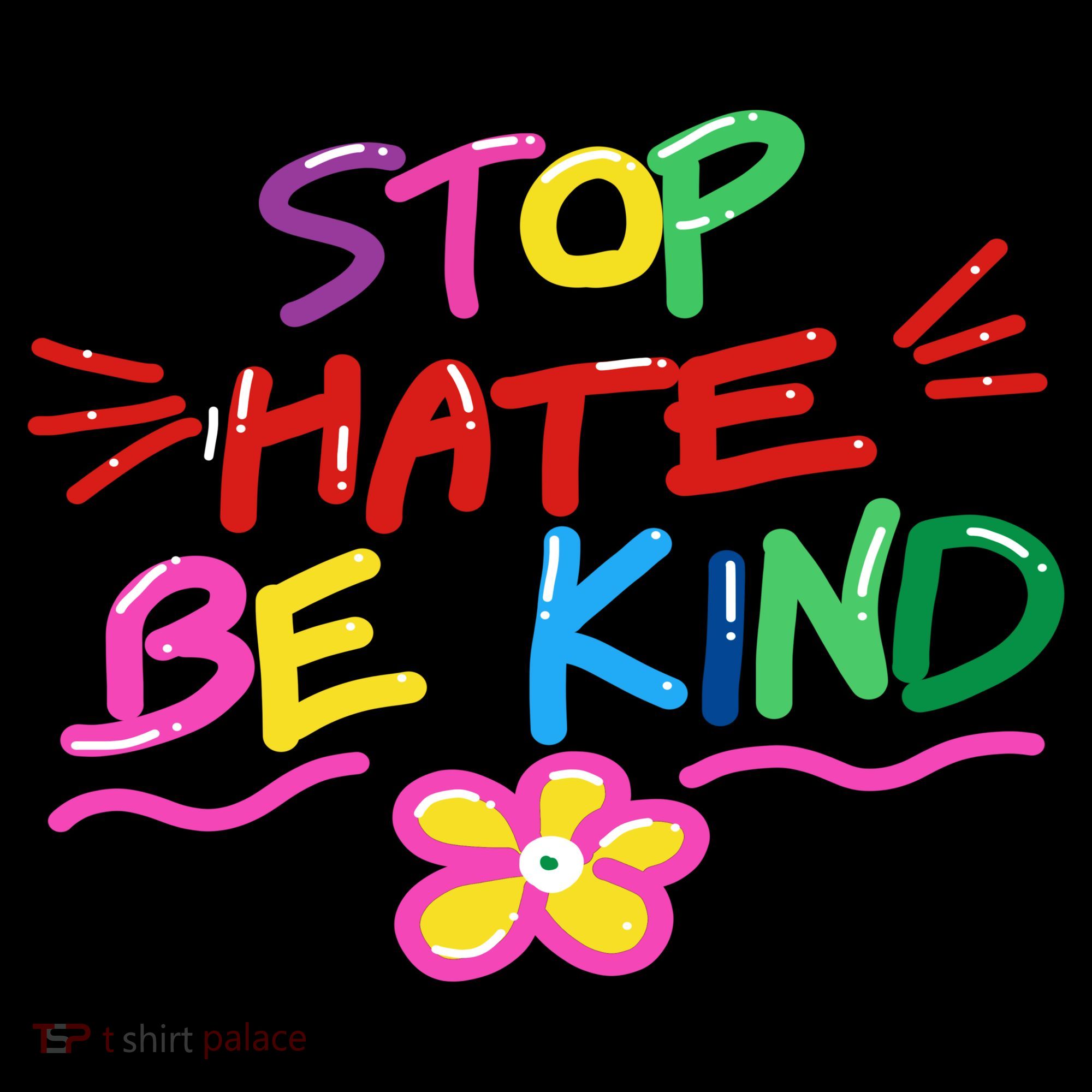 Stop Hate Be Kind Kids Hoodie