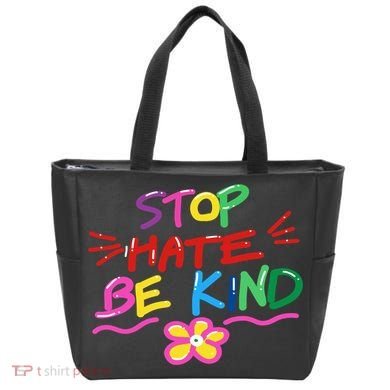 Stop Hate Be Kind Tote Bag