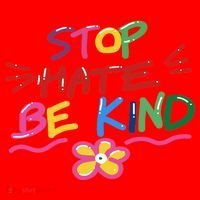 Stop Hate Be Kind Santa Hat thumb 1