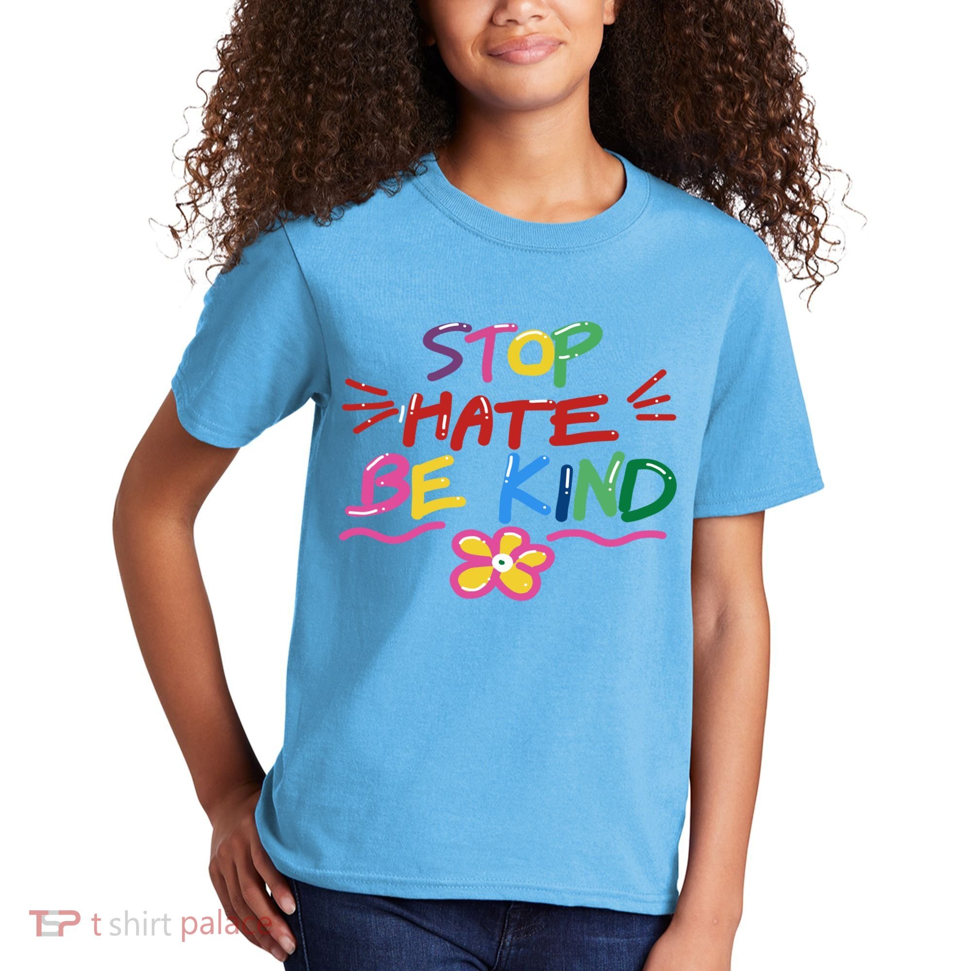Stop Hate Be Kind Kids T-Shirt