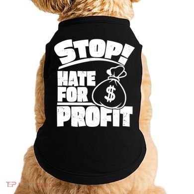 Stop Hate for Profit Money Bag Doggie Tank