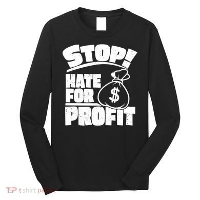 Stop Hate for Profit Money Bag Long Sleeve Shirt