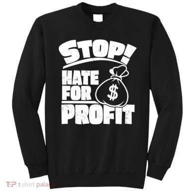 Stop Hate for Profit Money Bag Sweatshirt