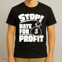 Stop Hate for Profit Money Bag T-Shirt thumb 3