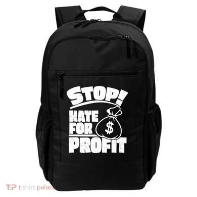 Stop Hate for Profit Money Bag Backpack