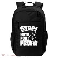 Stop Hate for Profit Money Bag Backpack thumb 0