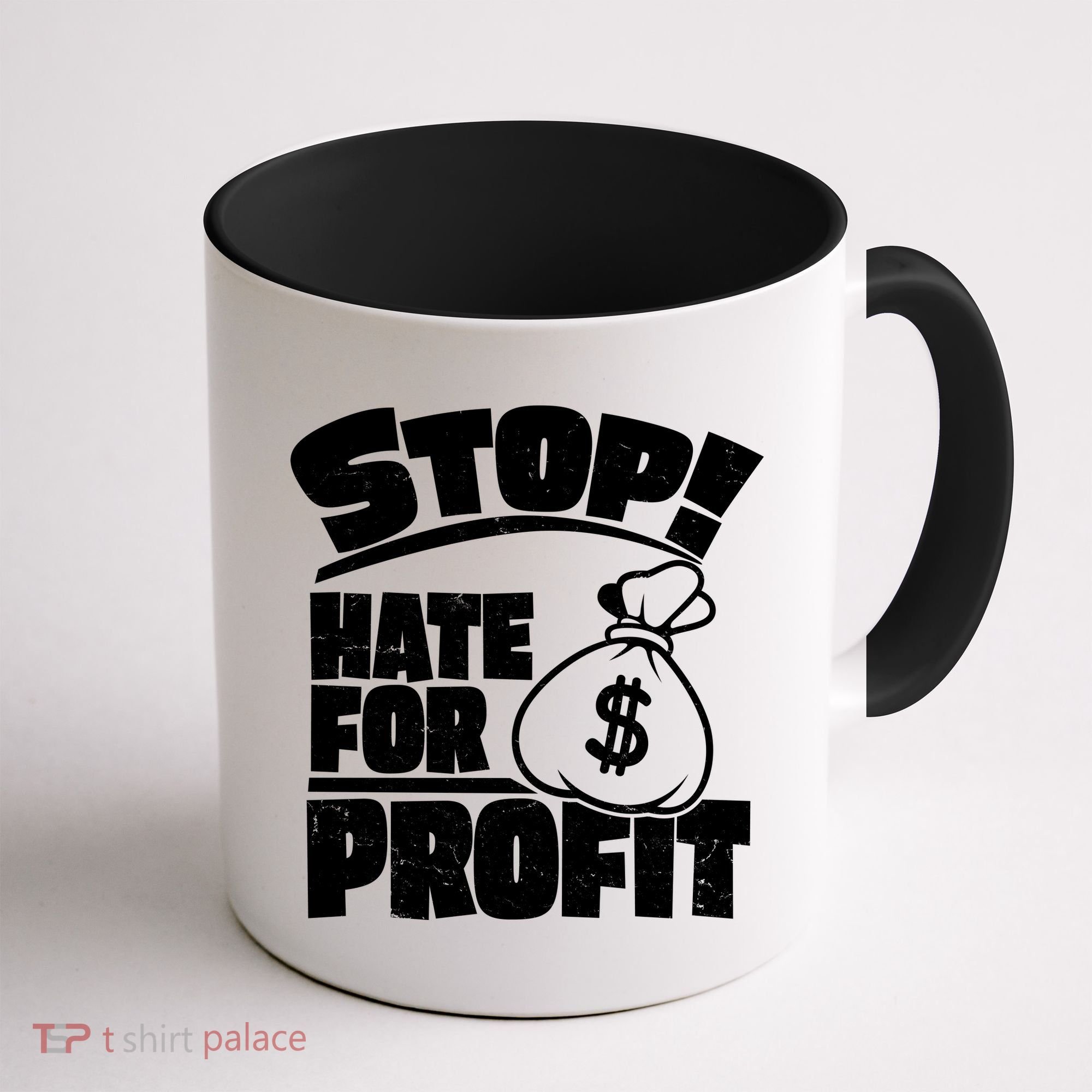 Stop Hate for Profit Money Bag Coffee Mug