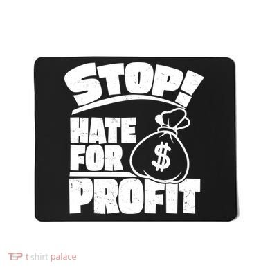 Stop Hate for Profit Money Bag Mousepad