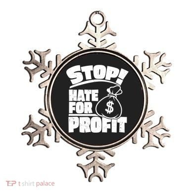 Stop Hate for Profit Money Bag Ornament