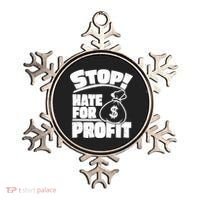 Stop Hate for Profit Money Bag Ornament thumb 0