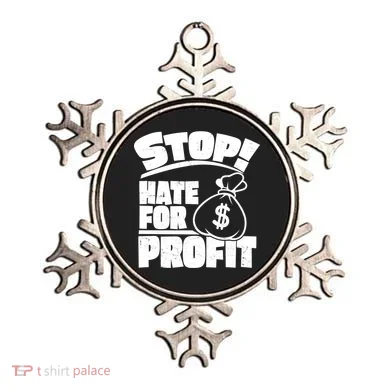 Stop Hate for Profit Money Bag Ornament