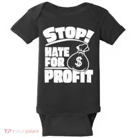 Stop Hate for Profit Money Bag Baby Bodysuit thumb 0