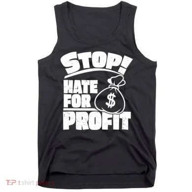 Stop Hate for Profit Money Bag Tank Top