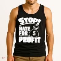 Stop Hate for Profit Money Bag Tank Top thumb 3