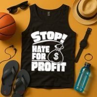 Stop Hate for Profit Money Bag Tank Top thumb 4