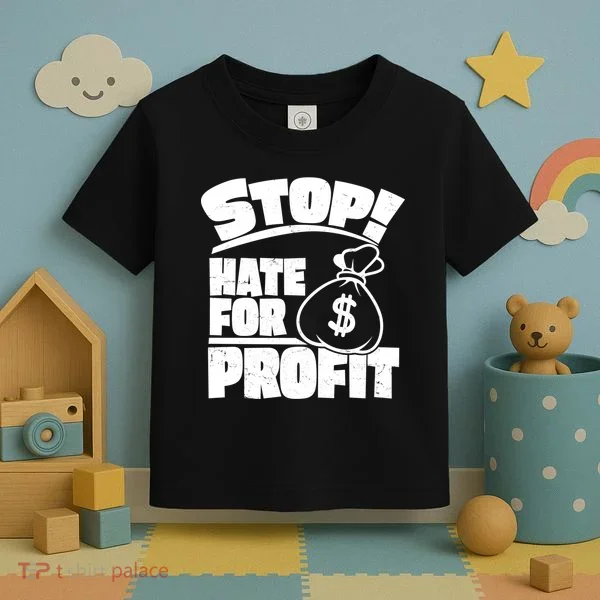 Stop Hate for Profit Money Bag Toddler T-Shirt