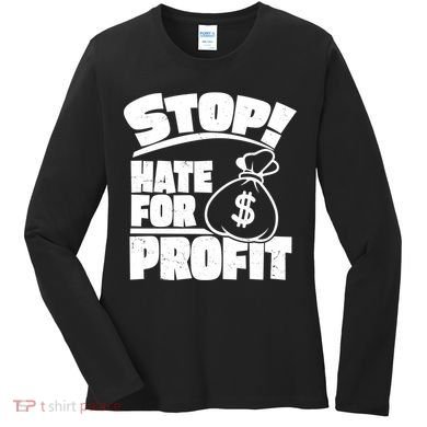 Stop Hate for Profit Money Bag Women's Long Sleeve Shirt