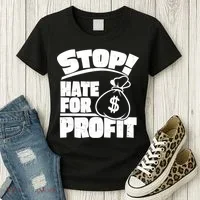 Stop Hate for Profit Money Bag Women's T-Shirt thumb 3