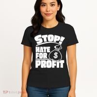 Stop Hate for Profit Money Bag Women's T-Shirt thumb 4