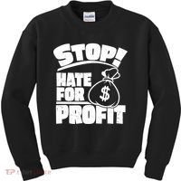 Stop Hate for Profit Money Bag Kids Sweatshirt thumb 0