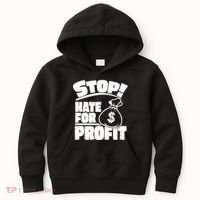 Stop Hate for Profit Money Bag Kids Hoodie thumb 0