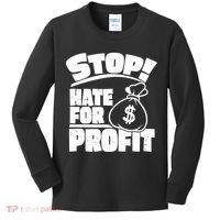 Stop Hate for Profit Money Bag Kids Long Sleeve Shirt thumb 0