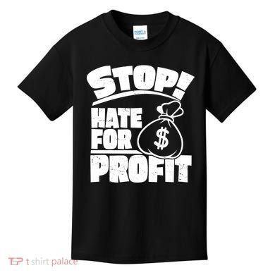 Stop Hate for Profit Money Bag Kids T-Shirt