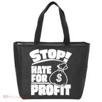 Stop Hate for Profit Money Bag Tote Bag thumb 0