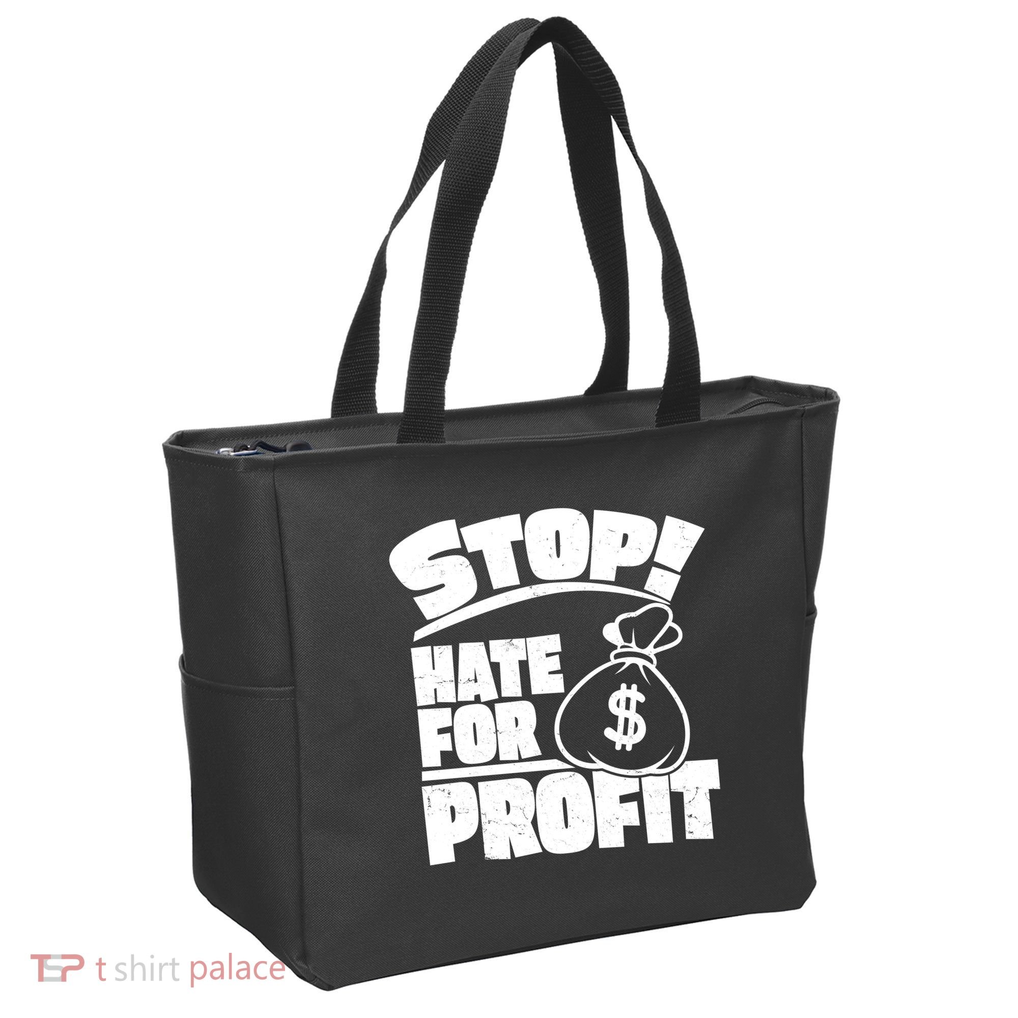 Stop Hate for Profit Money Bag Tote Bag