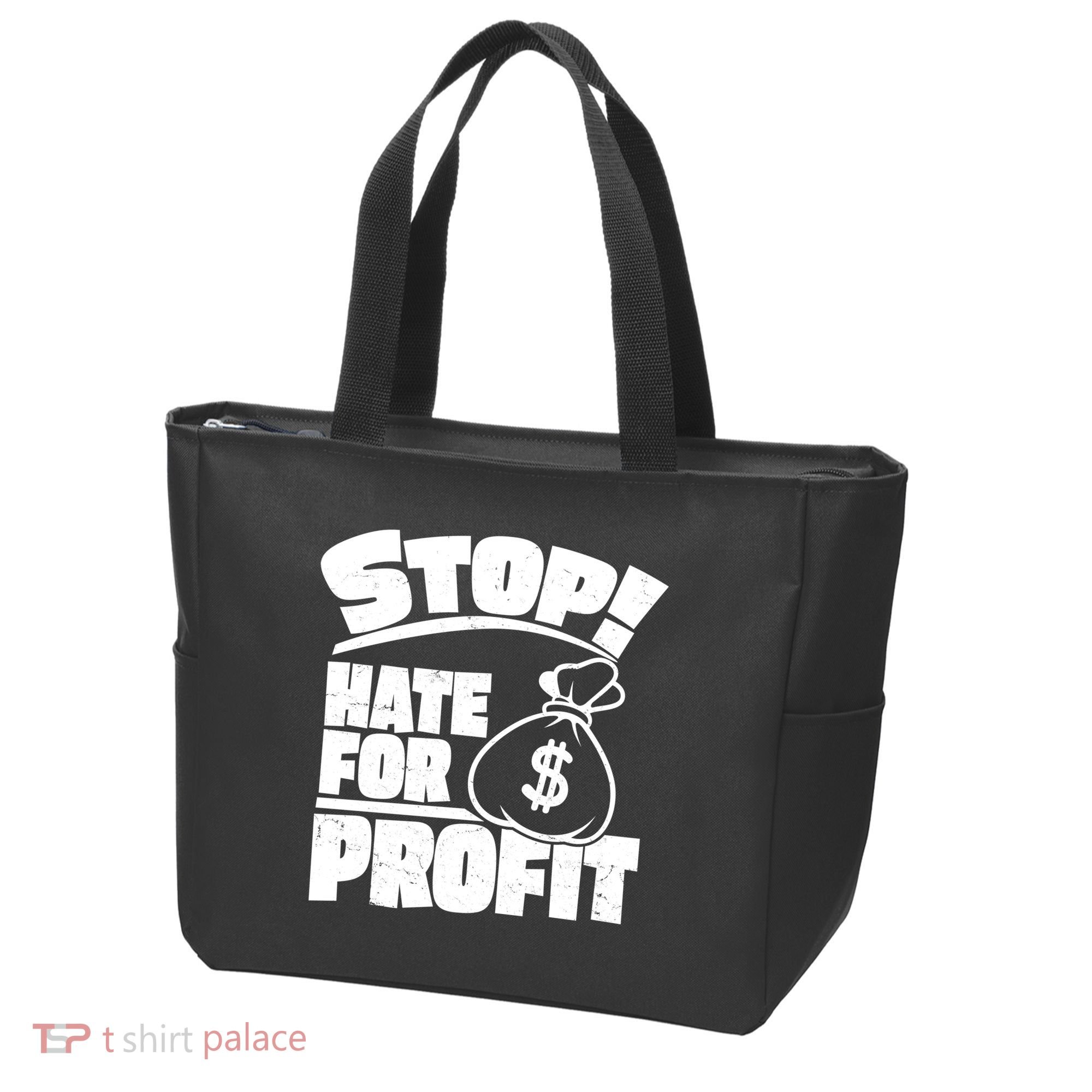 Stop Hate for Profit Money Bag Tote Bag